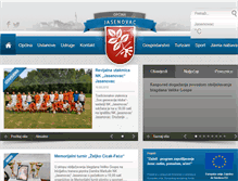 Tablet Screenshot of opcina-jasenovac.hr